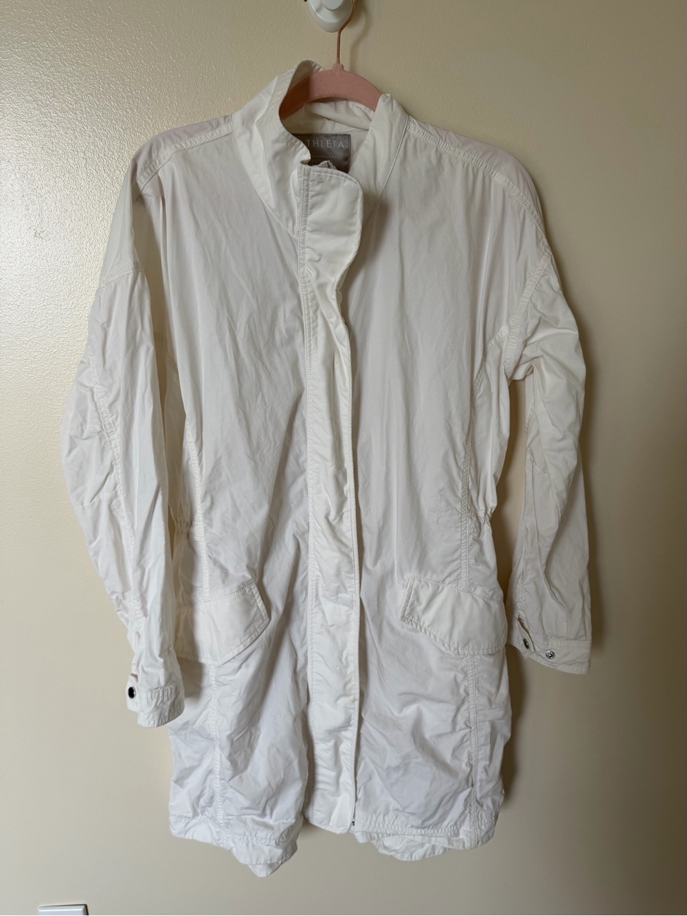 ATHLETA Organic Cotton Vista Jacket in Creamy White